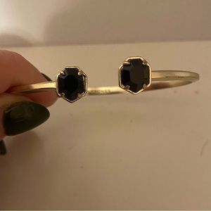 Kendra Scott gold and black bracelet